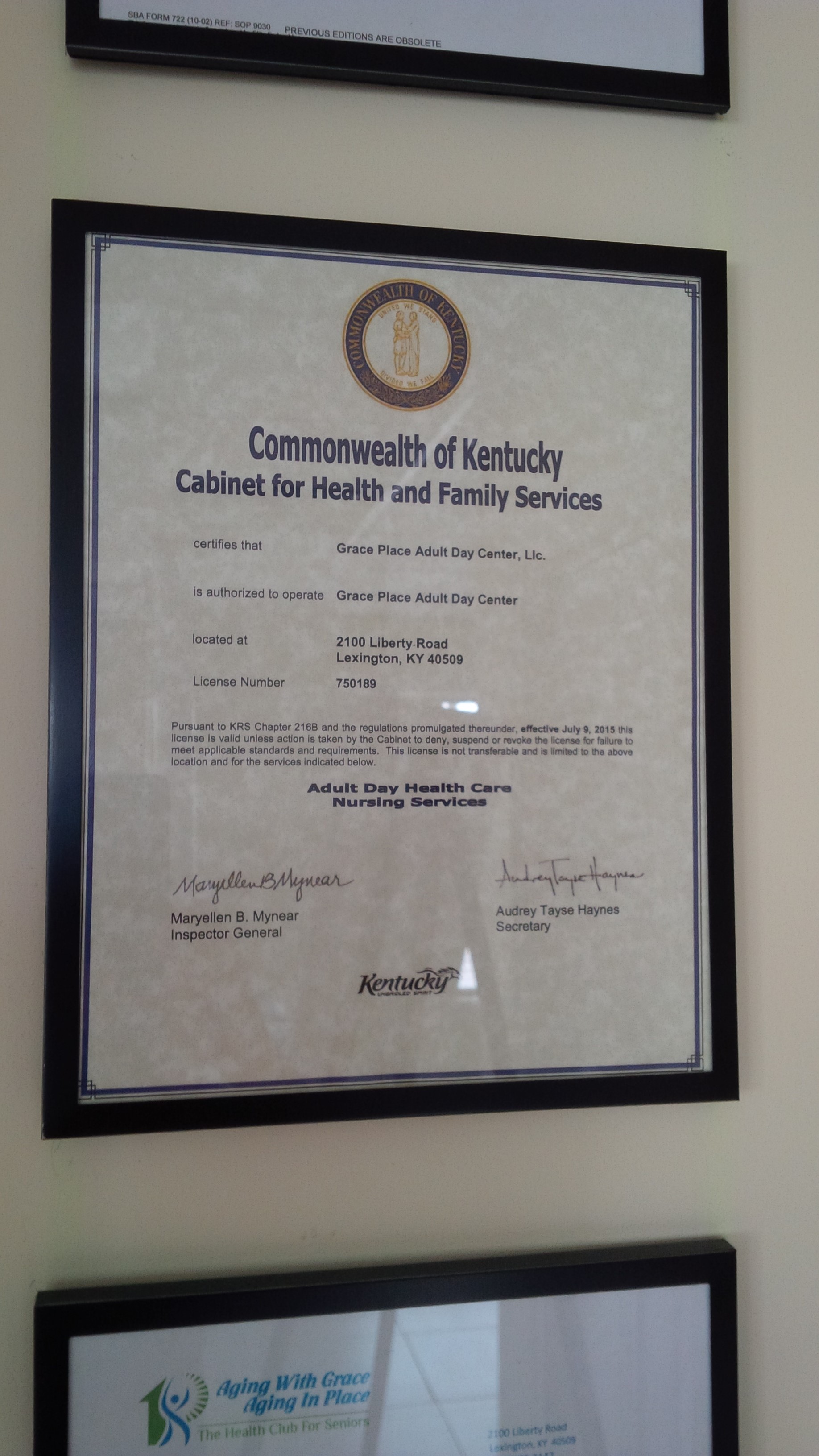 picture of ADC license