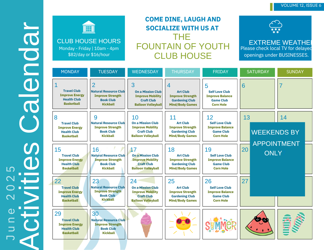 Activities Calendar